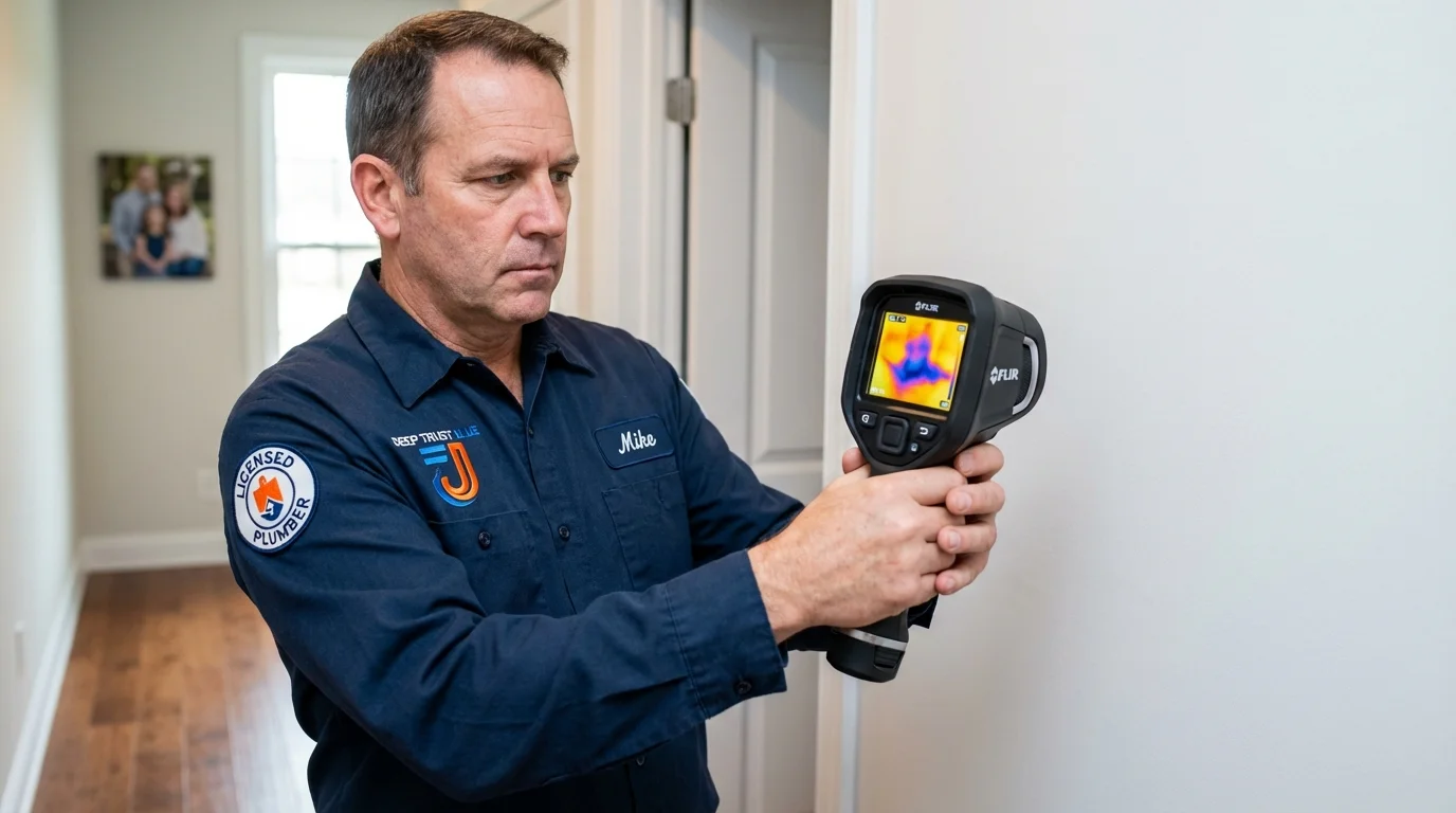 Thermal imaging leak detection by Johns Plumbing LLC in Duncannon